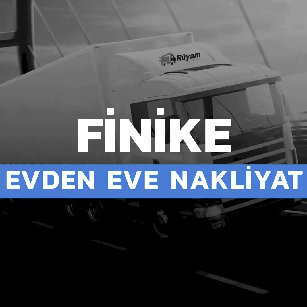 Finike evden eve nakliyat hizmeti